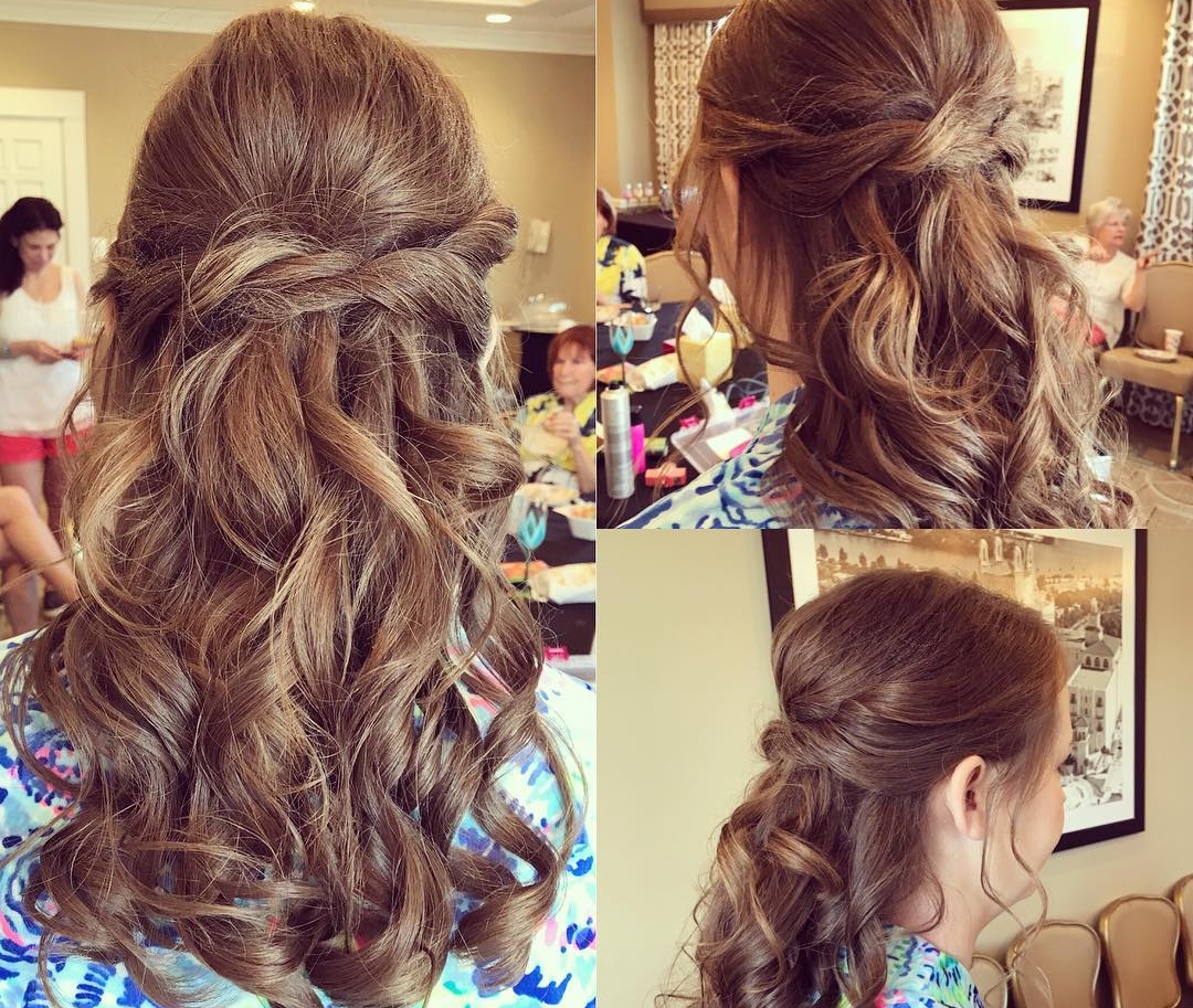 Classic Half Up, Half Down